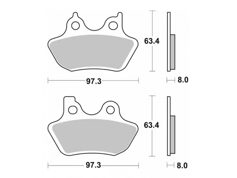 Гальмівні колодки SBS Ultra Quit Brake Pads, Ceramic 826H.HF